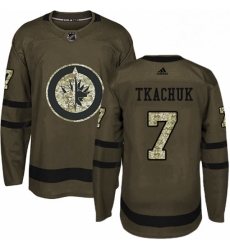 Mens Adidas Winnipeg Jets 7 Keith Tkachuk Authentic Green Salute to Service NHL Jersey Mens Adidas Winnipeg Jets 7 Keith Tkachuk Authentic Green Salute to Service NHL Jersey