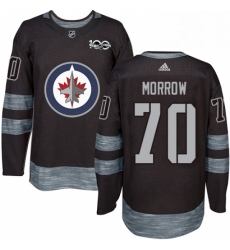 Mens Adidas Winnipeg Jets 70 Joe Morrow Authentic Black 1917 2017 100th Anniversary NHL Jersey Mens Adidas Winnipeg Jets 70 Joe Morrow Authentic Black 1917 2017 100th Anniversary NHL Jersey