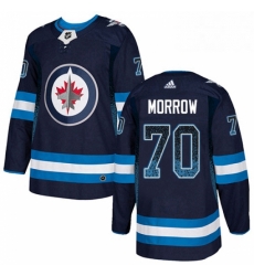Mens Adidas Winnipeg Jets 70 Joe Morrow Authentic Navy Blue Drift Fashion NHL Jersey Mens Adidas Winnipeg Jets 70 Joe Morrow Authentic Navy Blue Drift Fashion NHL Jersey