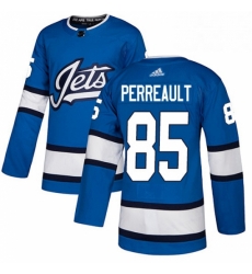 Mens Adidas Winnipeg Jets 85 Mathieu Perreault Authentic Blue Alternate NHL Jersey Mens Adidas Winnipeg Jets 85 Mathieu Perreault Authentic Blue Alternate NHL Jersey