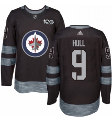 Mens Adidas Winnipeg Jets 9 Bobby Hull Authentic Black 1917 2017 100th Anniversary NHL Jersey Mens Adidas Winnipeg Jets 9 Bobby Hull Authentic Black 1917 2017 100th Anniversary NHL Jersey