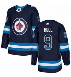 Mens Adidas Winnipeg Jets 9 Bobby Hull Authentic Navy Blue Drift Fashion NHL Jersey Mens Adidas Winnipeg Jets 9 Bobby Hull Authentic Navy Blue Drift Fashion NHL Jersey