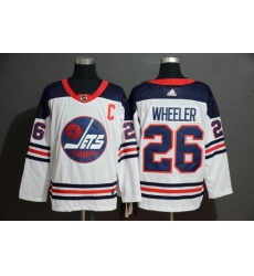 Winnipeg Jets 26 Blake Wheeler White Adidas Jersey Winnipeg Jets 26 Blake Wheeler White Adidas Jersey
