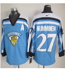 Winnipeg-Jets #27 Teppo Numminen Light Blue Nike Throwback Stitched NHL Jersey Winnipeg-Jets #27 Teppo Numminen Light Blue Nike Throwback Stitched NHL Jersey