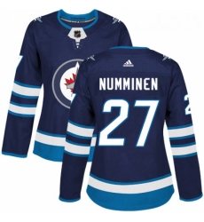 Womens Adidas Winnipeg Jets 27 Teppo Numminen Premier Navy Blue Home NHL Jersey Womens Adidas Winnipeg Jets 27 Teppo Numminen Premier Navy Blue Home NHL Jersey