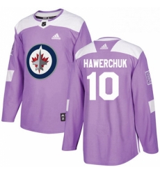 Youth Adidas Winnipeg Jets 10 Dale Hawerchuk Authentic Purple Fights Cancer Practice NHL Jersey Youth Adidas Winnipeg Jets 10 Dale Hawerchuk Authentic Purple Fights Cancer Practice NHL Jersey