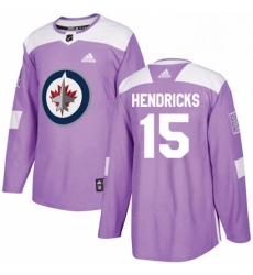 Youth Adidas Winnipeg Jets 15 Matt Hendricks Authentic Purple Fights Cancer Practice NHL Jersey Youth Adidas Winnipeg Jets 15 Matt Hendricks Authentic Purple Fights Cancer Practice NHL Jersey