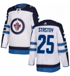 Youth Adidas Winnipeg Jets 25 Paul Stastny Authentic White Away NHL Jersey Youth Adidas Winnipeg Jets 25 Paul Stastny Authentic White Away NHL Jersey