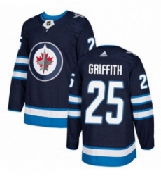 Youth Adidas Winnipeg Jets 25 Seth Griffith Authentic Navy Blue Home NHL Jersey Youth Adidas Winnipeg Jets 25 Seth Griffith Authentic Navy Blue Home NHL Jersey