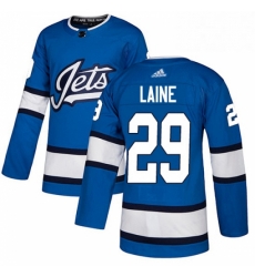 Youth Adidas Winnipeg Jets 29 Patrik Laine Authentic Blue Alternate NHL Jersey Youth Adidas Winnipeg Jets 29 Patrik Laine Authentic Blue Alternate NHL Jersey