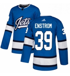 Youth Adidas Winnipeg Jets 39 Tobias Enstrom Authentic Blue Alternate NHL Jersey Youth Adidas Winnipeg Jets 39 Tobias Enstrom Authentic Blue Alternate NHL Jersey
