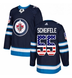 Youth Adidas Winnipeg Jets 55 Mark Scheifele Authentic Navy Blue USA Flag Fashion NHL Jersey Youth Adidas Winnipeg Jets 55 Mark Scheifele Authentic Navy Blue USA Flag Fashion NHL Jersey