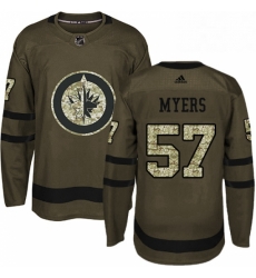Youth Adidas Winnipeg Jets 57 Tyler Myers Authentic Green Salute to Service NHL Jersey Youth Adidas Winnipeg Jets 57 Tyler Myers Authentic Green Salute to Service NHL Jersey