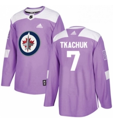 Youth Adidas Winnipeg Jets 7 Keith Tkachuk Authentic Purple Fights Cancer Practice NHL Jersey Youth Adidas Winnipeg Jets 7 Keith Tkachuk Authentic Purple Fights Cancer Practice NHL Jersey