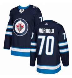 Youth Adidas Winnipeg Jets 70 Joe Morrow Premier Navy Blue Home NHL Jersey Youth Adidas Winnipeg Jets 70 Joe Morrow Premier Navy Blue Home NHL Jersey