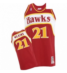 Mens Adidas Atlanta Hawks 21 Dominique Wilkins Swingman Red Throwback NBA Jersey Mens Adidas Atlanta Hawks 21 Dominique Wilkins Swingman Red Throwback NBA Jersey