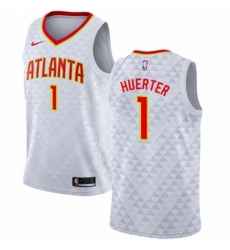 Womens Nike Atlanta Hawks 1 Kevin Huerter Swingman White NBA Jersey Association Edition Womens Nike Atlanta Hawks 1 Kevin Huerter Swingman White NBA Jersey Association Edition