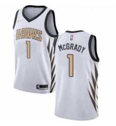 Womens Nike Atlanta Hawks 1 Tracy Mcgrady Swingman White NBA Jersey City Edition Womens Nike Atlanta Hawks 1 Tracy Mcgrady Swingman White NBA Jersey City Edition