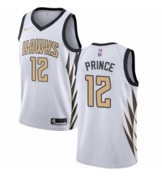 Womens Nike Atlanta Hawks 12 Taurean Prince Swingman White NBA Jersey City Edition Womens Nike Atlanta Hawks 12 Taurean Prince Swingman White NBA Jersey City Edition