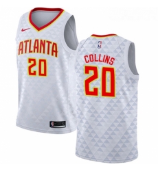 Womens Nike Atlanta Hawks 20 John Collins Swingman White NBA Jersey Association Edition Womens Nike Atlanta Hawks 20 John Collins Swingman White NBA Jersey Association Edition