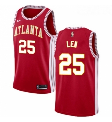 Womens Nike Atlanta Hawks 25 Alex Len Swingman Red NBA Jersey Statement Edition Womens Nike Atlanta Hawks 25 Alex Len Swingman Red NBA Jersey Statement Edition