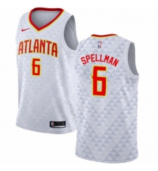 Womens Nike Atlanta Hawks 6 Omari Spellman Authentic White NBA Jersey Association Edition Womens Nike Atlanta Hawks 6 Omari Spellman Authentic White NBA Jersey Association Edition