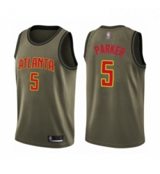 Youth Atlanta Hawks 5 Jabari Parker Swingman Green Salute to Service Basketball Jersey Youth Atlanta Hawks 5 Jabari Parker Swingman Green Salute to Service Basketball Jersey