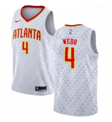 Youth Nike Atlanta Hawks 4 Spud Webb Swingman White NBA Jersey Association Edition Youth Nike Atlanta Hawks 4 Spud Webb Swingman White NBA Jersey Association Edition