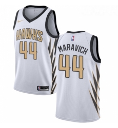 Youth Nike Atlanta Hawks 44 Pete Maravich Swingman White NBA Jersey City Edition Youth Nike Atlanta Hawks 44 Pete Maravich Swingman White NBA Jersey City Edition