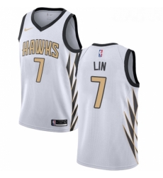 Youth Nike Atlanta Hawks 7 Jeremy Lin Swingman White NBA Jersey City Edition Youth Nike Atlanta Hawks 7 Jeremy Lin Swingman White NBA Jersey City Edition