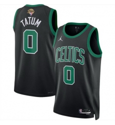 Men Boston Celtics 0 Jayson Tatum Black 2024 Finals Statement Edition Stitched Basketball Jersey Men Boston Celtics 0 Jayson Tatum Black 2024 Finals Statement Edition Stitched Basketball Jersey