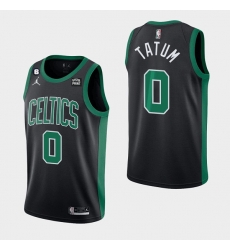 Men Boston Celtics 0 Jayson Tatum Black No 6 Patch Stitched Basketball Jersey Men Boston Celtics 0 Jayson Tatum Black No 6 Patch Stitched Basketball Jersey