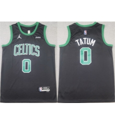 Men Boston Celtics 0 Jayson Tatum Black Stitched Basketball Jersey Men Boston Celtics 0 Jayson Tatum Black Stitched Basketball Jersey
