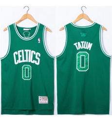 Men Boston Celtics 0 Jayson Tatum Green Stitched Jersey Men Boston Celtics 0 Jayson Tatum Green Stitched Jersey