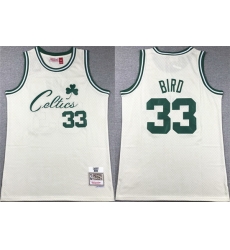 Men Boston Celtics 33 Larry Bird White Throwback Stitched Jersey Men Boston Celtics 33 Larry Bird White Throwback Stitched Jersey