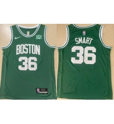 Men Boston Celtics 36 Marcus Smart Green Stitched Basketball Jersey Men Boston Celtics 36 Marcus Smart Green Stitched Basketball Jersey