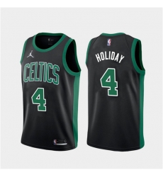 Men Boston Celtics 4 Jrue Holiday Black 2023 Statement Edition Stitched Basketball Jersey Men Boston Celtics 4 Jrue Holiday Black 2023 Statement Edition Stitched Basketball Jersey