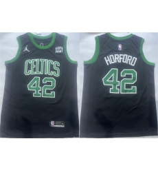 Men Boston Celtics 42 Al Horford Black Statement Edition Stitched Basketball Jersey Men Boston Celtics 42 Al Horford Black Statement Edition Stitched Basketball Jersey