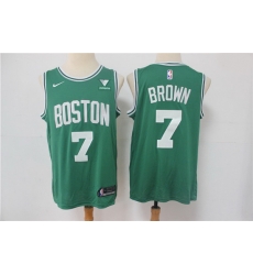 Men Boston Celtics Jaylen Brown 7 Green NBA New Nike Swingman jersey Men Boston Celtics Jaylen Brown 7 Green NBA New Nike Swingman jersey