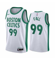 Men Nike Boston Celtics 99 Tacko Fall White NBA Swingman 2020 21 City Edition Jersey Men Nike Boston Celtics 99 Tacko Fall White NBA Swingman 2020 21 City Edition Jersey