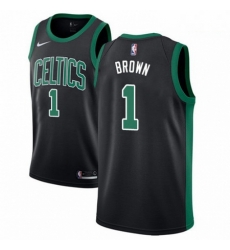 Mens Adidas Boston Celtics 1 Walter Brown Swingman Black NBA Jersey Statement Edition Mens Adidas Boston Celtics 1 Walter Brown Swingman Black NBA Jersey Statement Edition