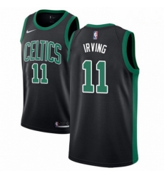Mens Adidas Boston Celtics 11 Kyrie Irving Authentic Black NBA Jersey Statement Edition Mens Adidas Boston Celtics 11 Kyrie Irving Authentic Black NBA Jersey Statement Edition