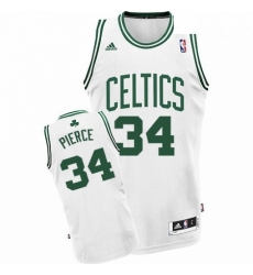 Mens Adidas Boston Celtics 34 Paul Pierce Swingman White Home NBA Jersey Mens Adidas Boston Celtics 34 Paul Pierce Swingman White Home NBA Jersey