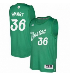 Mens Adidas Boston Celtics 36 Marcus Smart Swingman Green 2016 2017 Christmas Day NBA Jersey Mens Adidas Boston Celtics 36 Marcus Smart Swingman Green 2016 2017 Christmas Day NBA Jersey