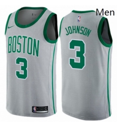Mens Nike Boston Celtics 3 Dennis Johnson Swingman Gray NBA Jersey City Edition Mens Nike Boston Celtics 3 Dennis Johnson Swingman Gray NBA Jersey City Edition