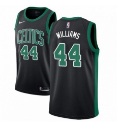 Mens Nike Boston Celtics 44 Robert Williams Swingman Black NBA Jersey Statement Edition Mens Nike Boston Celtics 44 Robert Williams Swingman Black NBA Jersey Statement Edition