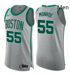 Mens Nike Boston Celtics 55 Greg Monroe Authentic Gray NBA Jersey City Edition Mens Nike Boston Celtics 55 Greg Monroe Authentic Gray NBA Jersey City Edition