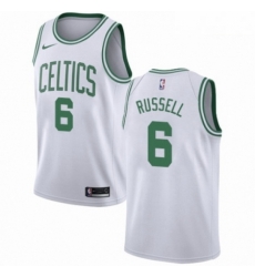 Mens Nike Boston Celtics 6 Bill Russell Swingman White NBA Jersey Association Edition Mens Nike Boston Celtics 6 Bill Russell Swingman White NBA Jersey Association Edition