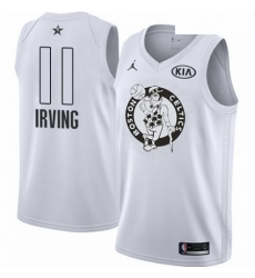 Mens Nike Jordan Boston Celtics 11 Kyrie Irving Swingman White 2018 All Star Game NBA Jersey Mens Nike Jordan Boston Celtics 11 Kyrie Irving Swingman White 2018 All Star Game NBA Jersey