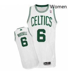 Womens Adidas Boston Celtics 6 Bill Russell Authentic White Home NBA Jersey Womens Adidas Boston Celtics 6 Bill Russell Authentic White Home NBA Jersey